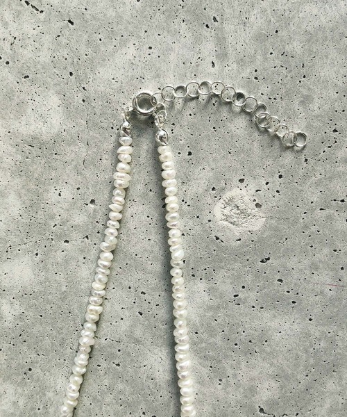 note et silence （ノートエシロンス）の「.淡水パールショートネックレス (40cm)（ネックレス・レディース・ホワイト・FREE）」の8枚目の写真