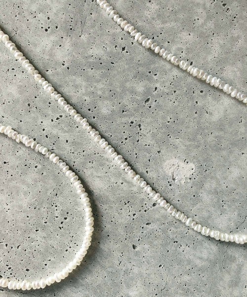 note et silence （ノートエシロンス）の「.淡水パールショートネックレス (40cm)（ネックレス・レディース・ホワイト・FREE）」の10枚目の写真