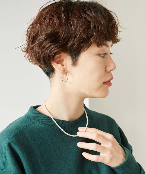 note et silence （ノートエシロンス）の「.淡水パールショートネックレス (40cm)（ネックレス・レディース・ホワイト・FREE）」の6枚目の写真