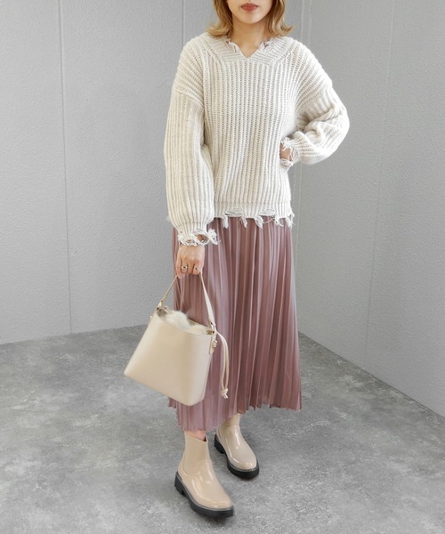 minia（ミニア）の「エナメル×ゴアのコンビブーツ/ミニブーツ（ブーツ・レディース・ブラック/アイボリー・S/M/L）」の17枚目の写真