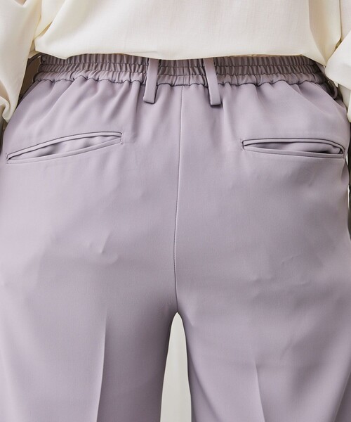 BESPOKE TOKYO(ビスポークトウキョウ)の「【BESPOKE TOKYO】DOUBLE SATIN STRAIGHT PANTS(その他パンツ・メンズ・ライトブルーグレー/ラベンダー・2/3/1)」の9枚目の写真