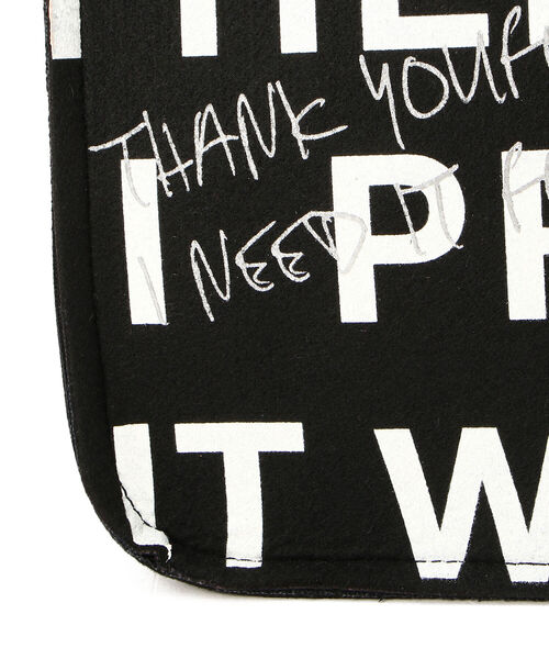 B'2nd（ビーセカンド）の「ONE MADE(ワンメイド)/別注フェルトBAG（トートバッグ・レディース・ブラック・FREE）」の7枚目の写真