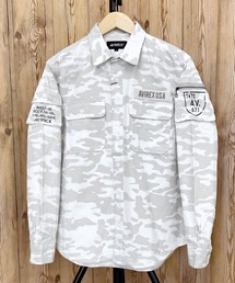 AVIREX | 長袖ファティーグカーキ シャツ(シャツ/ブラウス)
