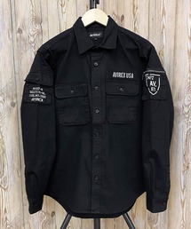 長袖ファティーグカーキ シャツ