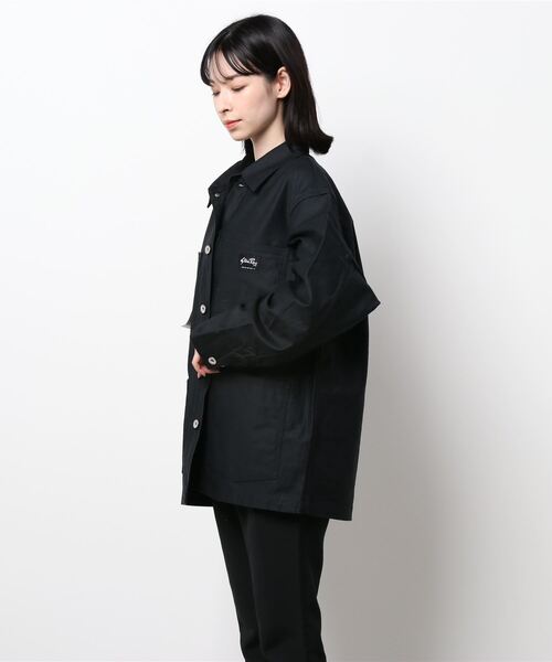 LOWRYS FARM(ローリーズファーム)の「StanRayカバーオール 219807(ミリタリージャケット・レディース・ブラック/マスタード・MEDIUM)」の3枚目の写真