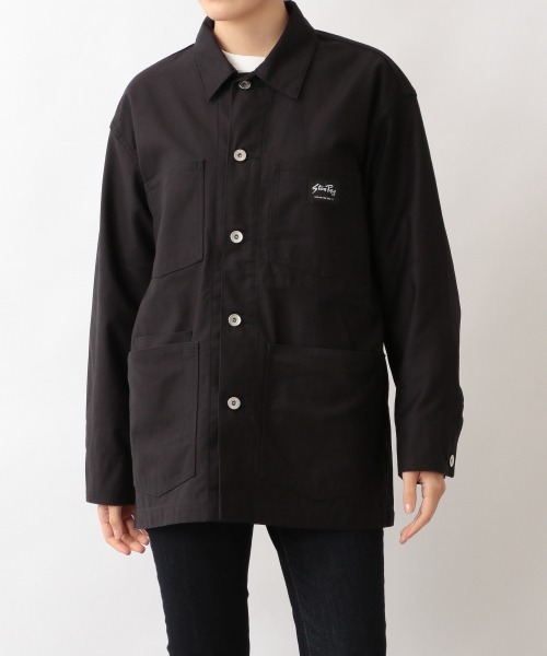 LOWRYS FARM(ローリーズファーム)の「StanRayカバーオール 219807(ミリタリージャケット・レディース・ブラック/マスタード・MEDIUM)」の6枚目の写真