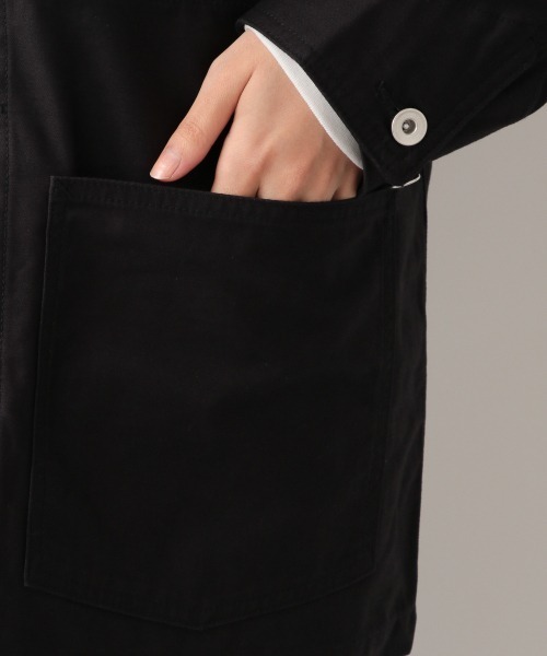 LOWRYS FARM(ローリーズファーム)の「StanRayカバーオール 219807(ミリタリージャケット・レディース・ブラック/マスタード・MEDIUM)」の15枚目の写真