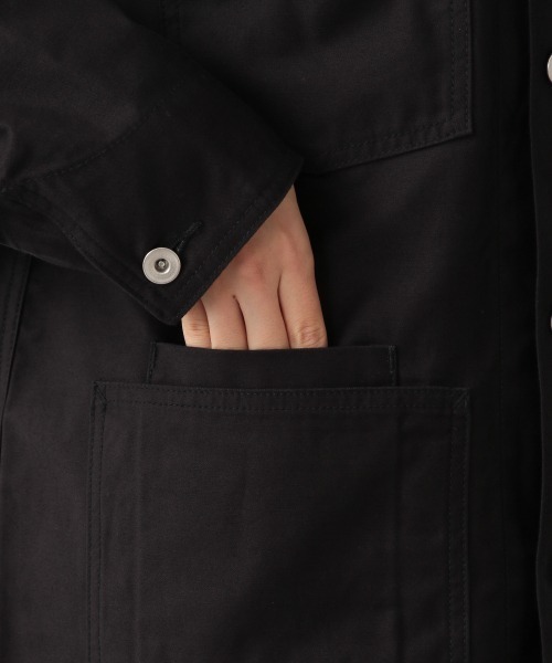 LOWRYS FARM(ローリーズファーム)の「StanRayカバーオール 219807(ミリタリージャケット・レディース・ブラック/マスタード・MEDIUM)」の17枚目の写真