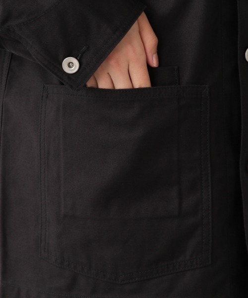 LOWRYS FARM(ローリーズファーム)の「StanRayカバーオール 219807(ミリタリージャケット・レディース・ブラック/マスタード・MEDIUM)」の18枚目の写真