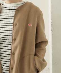 URBAN RESEARCH DOORS | DANTON　FLEECE COLLARLESS JACKET(ノーカラージャケット)