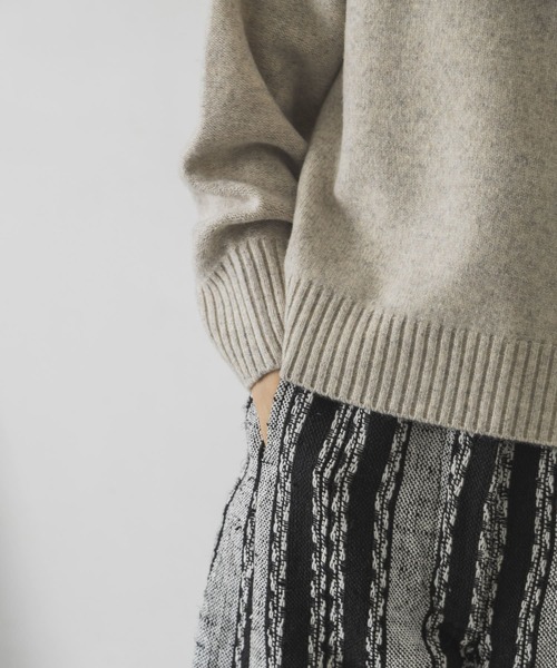 最高級 TOD'S メランジ カシミヤ100% ニット セーター 最高級 TOD'S メランジ カシミヤ100% ニット セーター カシミヤ100