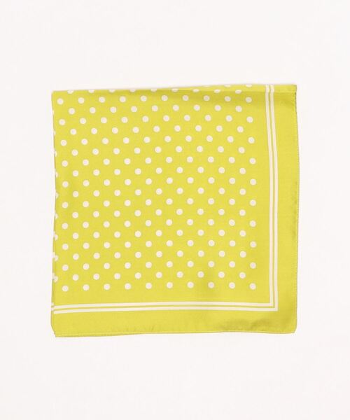 wiz(ウィズ)の「ウィズ wiz / 水玉&ライン スカーフ 日本製(バンダナ/スカーフ・レディース・ライトグレー/ネイビー/マスタード/ベージュ・FREE)」の8枚目の写真