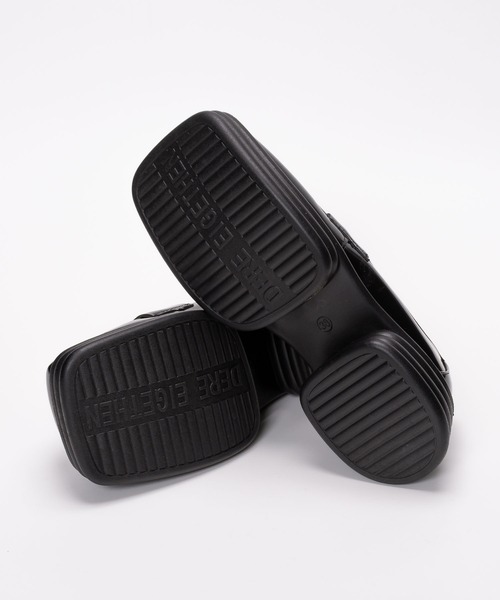 SVEC（シュベック）の「チャンキーソール スクエアトゥ コインローファー（ローファー・レディース・ブラック/ホワイト・39/36/38/37/35）」の10枚目の写真