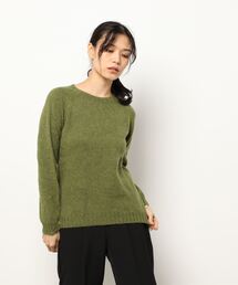 SHETLAND WOOL CREW NECK KNIT