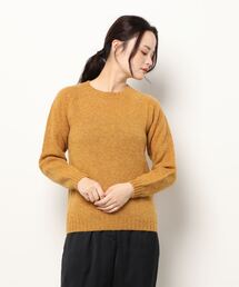 SHETLAND WOOL CREW NECK KNIT