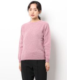 SHETLAND WOOL CREW NECK KNIT
