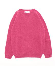 SHETLAND WOOL CREW NECK KNIT