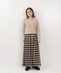 SHETLAND WOOL CREW NECK KNIT