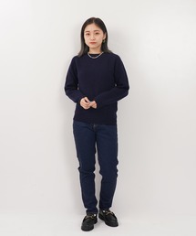 SHETLAND WOOL CREW NECK KNIT