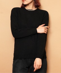 SHETLAND WOOL CREW NECK KNIT