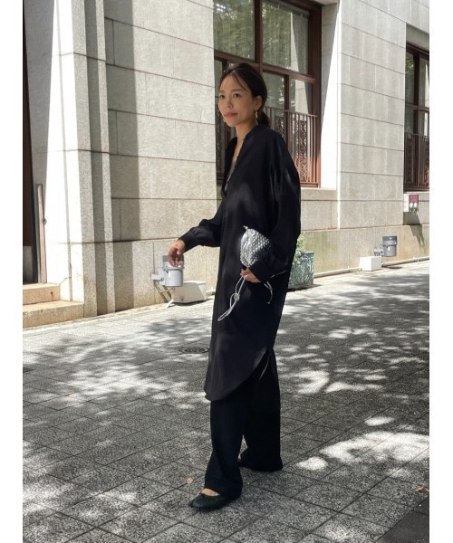 ulu(ウル)の「Cocoon long dress(ワンピース・レディース・ブラック・FREE)」の14枚目の写真
