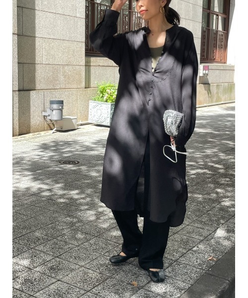ulu(ウル)の「Cocoon long dress(ワンピース・レディース・ブラック・FREE)」の8枚目の写真
