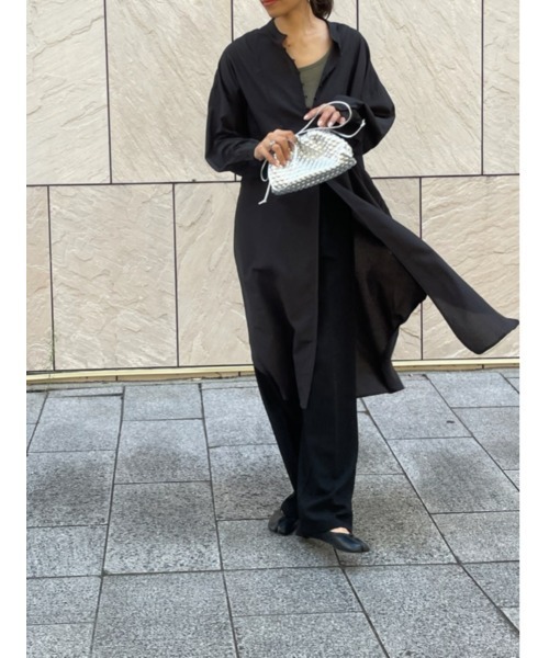 ulu(ウル)の「Cocoon long dress(ワンピース・レディース・ブラック・FREE)」の4枚目の写真