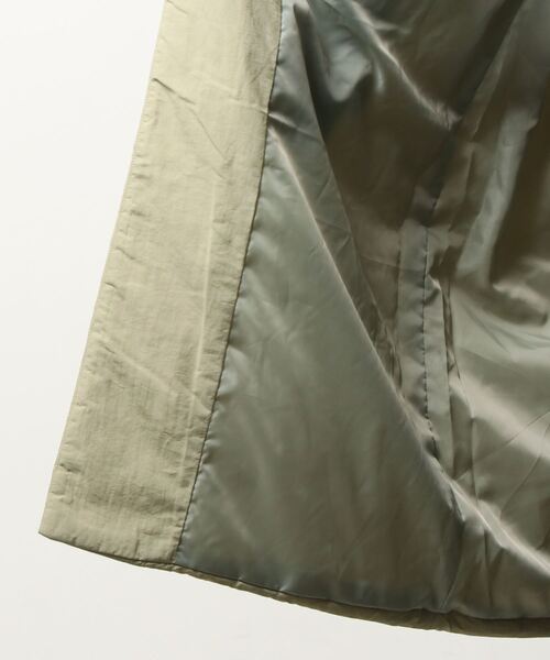 KOBE LETTUCE（コウベレタス）の「襟取り外し2way中綿ビッグコート（ダウンジャケット/コート・レディース・ホワイト系/ベージュ/オリーブ・FREE）」の6枚目の写真