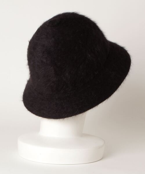 KANGOL（カンゴール）の「KANGOL/カンゴール FURGORA CASUAL アンゴラ ファーゴラ バケットハット バケハ ストリート（ハット・メンズ・ブラック/ネイビー/アイボリー/ブラック×ゴールド・M/XL/L）」の5枚目の写真