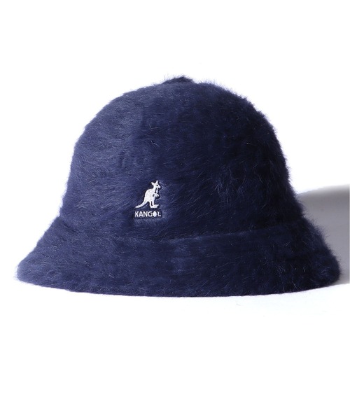KANGOL（カンゴール）の「KANGOL/カンゴール FURGORA CASUAL アンゴラ ファーゴラ バケットハット バケハ ストリート（ハット・メンズ・ブラック/ネイビー/アイボリー/ブラック×ゴールド・M/XL/L）」の4枚目の写真