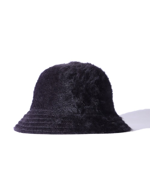 KANGOL（カンゴール）の「KANGOL/カンゴール FURGORA CASUAL アンゴラ ファーゴラ バケットハット バケハ ストリート（ハット・メンズ・ブラック/ネイビー/アイボリー/ブラック×ゴールド・M/XL/L）」の6枚目の写真