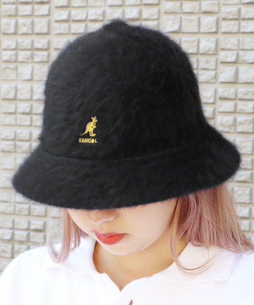 KANGOL（カンゴール）の「KANGOL/カンゴール FURGORA CASUAL アンゴラ ファーゴラ バケットハット バケハ ストリート（ハット・メンズ・ブラック/ネイビー/アイボリー/ブラック×ゴールド・M/XL/L）」の18枚目の写真