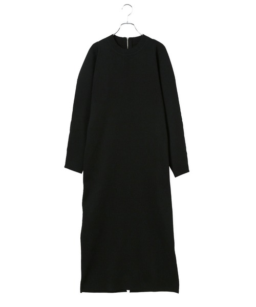 【新品未使用タグ付き】エリーゼワンピース ブラック ADAM ET ROPE'（アダムエロペ）の「【WEB限定】フレアーニット