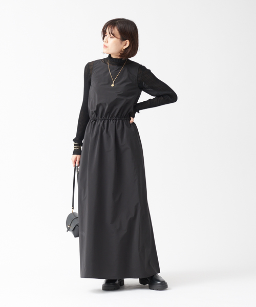 Rouge vif Anna(ルージュヴィフアンナ)の「マキシワンピース(ワンピース・レディース・グレー/ブラック・フリー)」の3枚目の写真