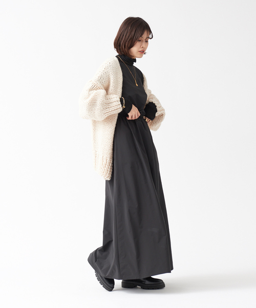 Rouge vif Anna(ルージュヴィフアンナ)の「マキシワンピース(ワンピース・レディース・グレー/ブラック・フリー)」の5枚目の写真
