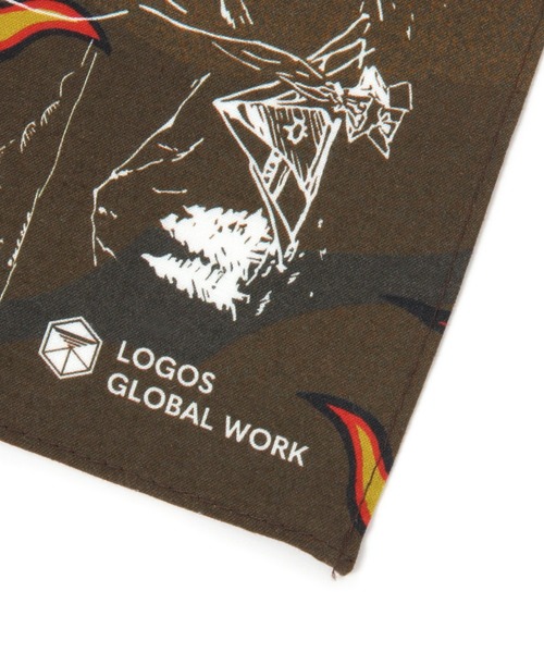 GLOBAL WORK（グローバルワーク）の「LOGOS＊GW　バンダナ/256838（バンダナ/スカーフ・メンズ・その他1・FREE）」の4枚目の写真