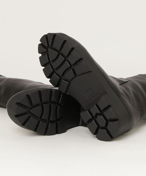 Sugar Sugar（シュガーシュガー）の「SUGAR SUGAR /軽量厚底ストレッチロングブーツ（ブーツ・レディース・ブラック/アイボリー・L/LL/M/S）」の4枚目の写真