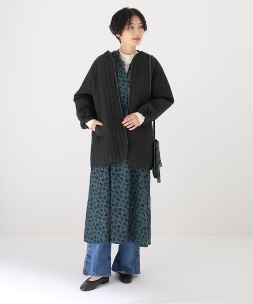 Simplicite(サンプリシテ)の「縦キルティングブルゾン◆(ブルゾン・レディース・ブラック/ベージュ/キャメル・MEDIUM)」の12枚目の写真