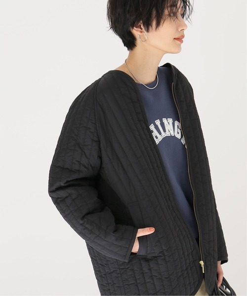 Simplicite(サンプリシテ)の「縦キルティングブルゾン◆(ブルゾン・レディース・ブラック/ベージュ/キャメル・MEDIUM)」の20枚目の写真