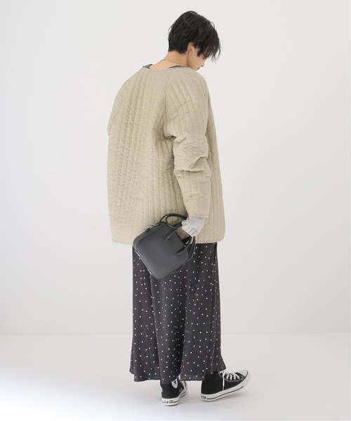 Simplicite(サンプリシテ)の「縦キルティングブルゾン◆(ブルゾン・レディース・ブラック/ベージュ/キャメル・MEDIUM)」の8枚目の写真