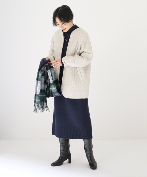 Simplicite(サンプリシテ)の「縦キルティングブルゾン◆(ブルゾン・レディース・ブラック/ベージュ/キャメル・MEDIUM)」の13枚目の写真