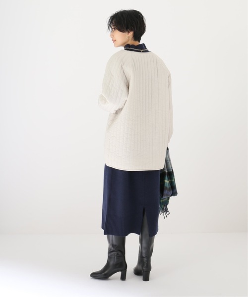 Simplicite(サンプリシテ)の「縦キルティングブルゾン◆(ブルゾン・レディース・ブラック/ベージュ/キャメル・MEDIUM)」の5枚目の写真