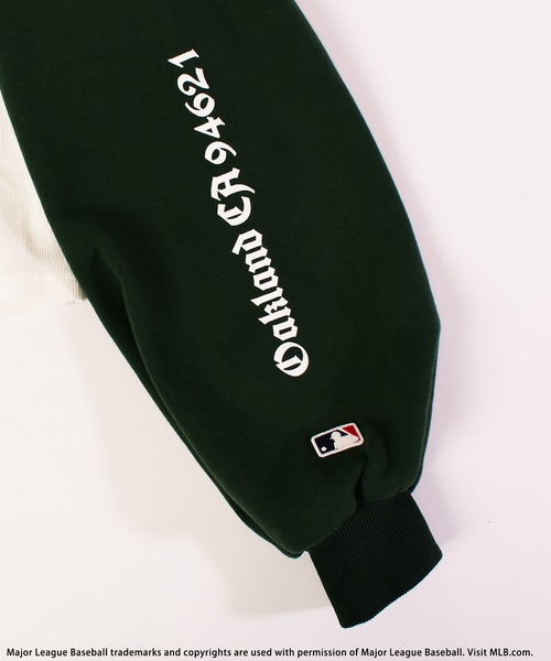 BACK TO THE FIELD(バック トゥー ザ フィールド)の「【MLB】ショート裏毛×ワンポイントロゴタンクセット(スウェット・レディース・グレー/ブラック/グリーン・FREE)」の12枚目の写真