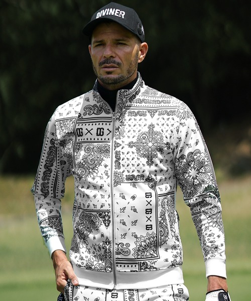 DIVINER GOLF】オリジナルペイズリースタンドジャケット ゴルフウェア