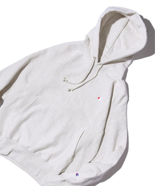 Champion(チャンピオン)の「Champion/チャンピオン Reverse Weave PO Hoodie プルオーバーパーカー リバースウィーブ 青単タグ ロゴ刺繍(パーカー・メンズ・ホワイト/ブラック/グレー/オートミール・S/M)」の4枚目の写真