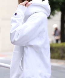 Champion（チャンピオン）の「Champion/チャンピオン Reverse Weave PO Hoodie プルオーバーパーカー リバースウィーブ 青単タグ ロゴ刺繍（パーカー・メンズ）」