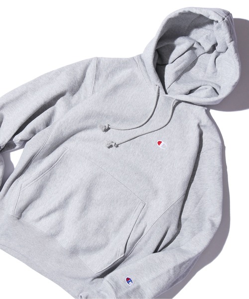 Champion(チャンピオン)の「Champion/チャンピオン Reverse Weave PO Hoodie プルオーバーパーカー リバースウィーブ 青単タグ ロゴ刺繍(パーカー・メンズ・ホワイト/ブラック/グレー/オートミール・S/M)」の19枚目の写真
