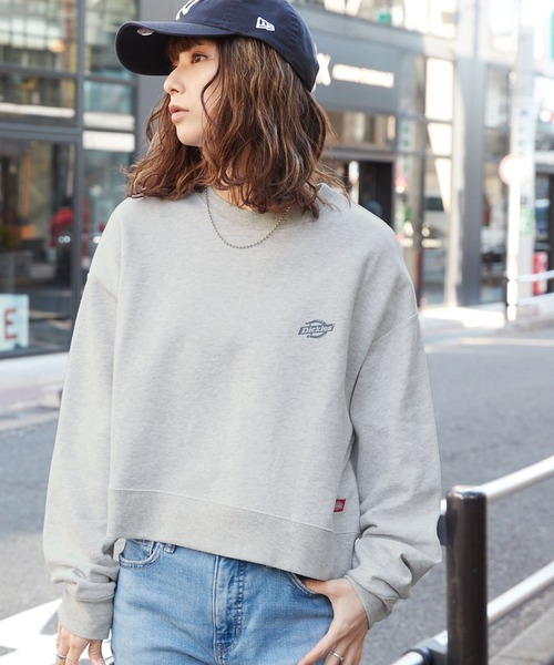 Dickies(ディッキーズ)の「Dickies/ディッキーズ 裏毛グラフィックプリントスウェット(スウェット・レディース・オレンジ/ブルー/グリーン/オートミール/ベージュ系2/ベージュ系3・M/L)」の20枚目の写真