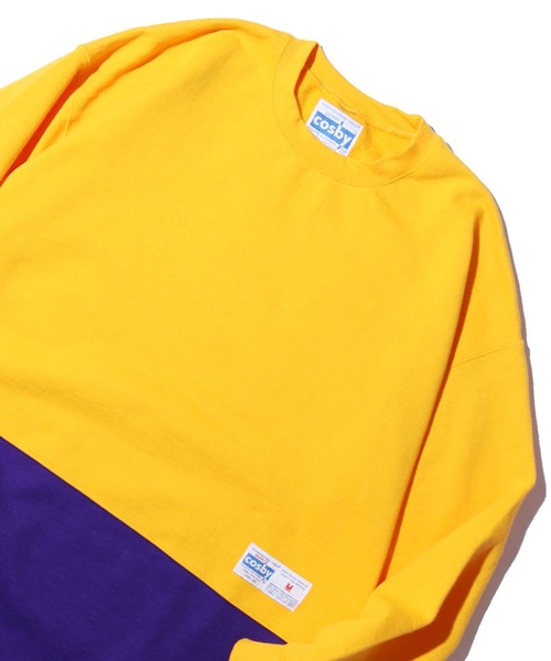 GERRY（ジェリー）の「GERRY COSBY/ジェリーコスビー TALL-SIZE 2T TUBE CREW SWEAT ツートーン ワンピース（ワンピース・レディース・アッシュグレー/パープル/ネイビー/グリーン/ヘザーグレー/ワイン・M）」の5枚目の写真