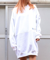 GERRY | GERRY COSBY/ジェリーコスビー TALL-SIZE 2T TUBE CREW SWEAT ツートーン ワンピース(ワンピース)